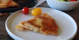 Pancake patate e formaggio senza lattosio e senza uova