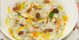 Fresca insalata quasi persiana estiva senza glutine