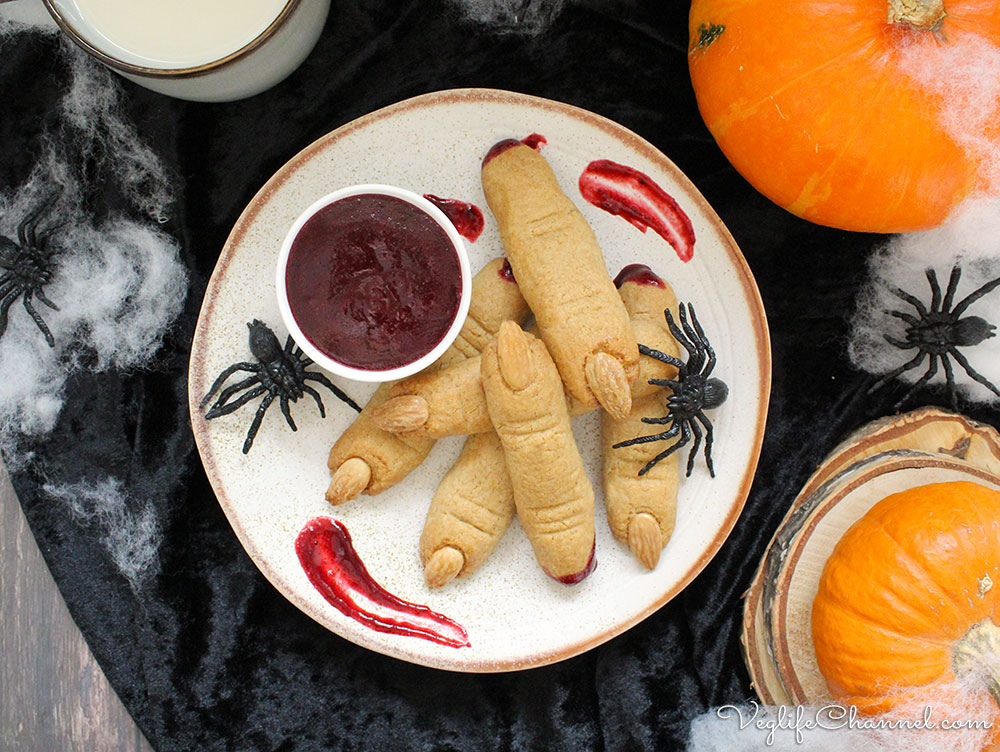 Biscotti dita della strega vegan (ricetta di Halloween)