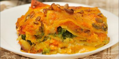 Lasagne di zucca e broccoli senza glutine