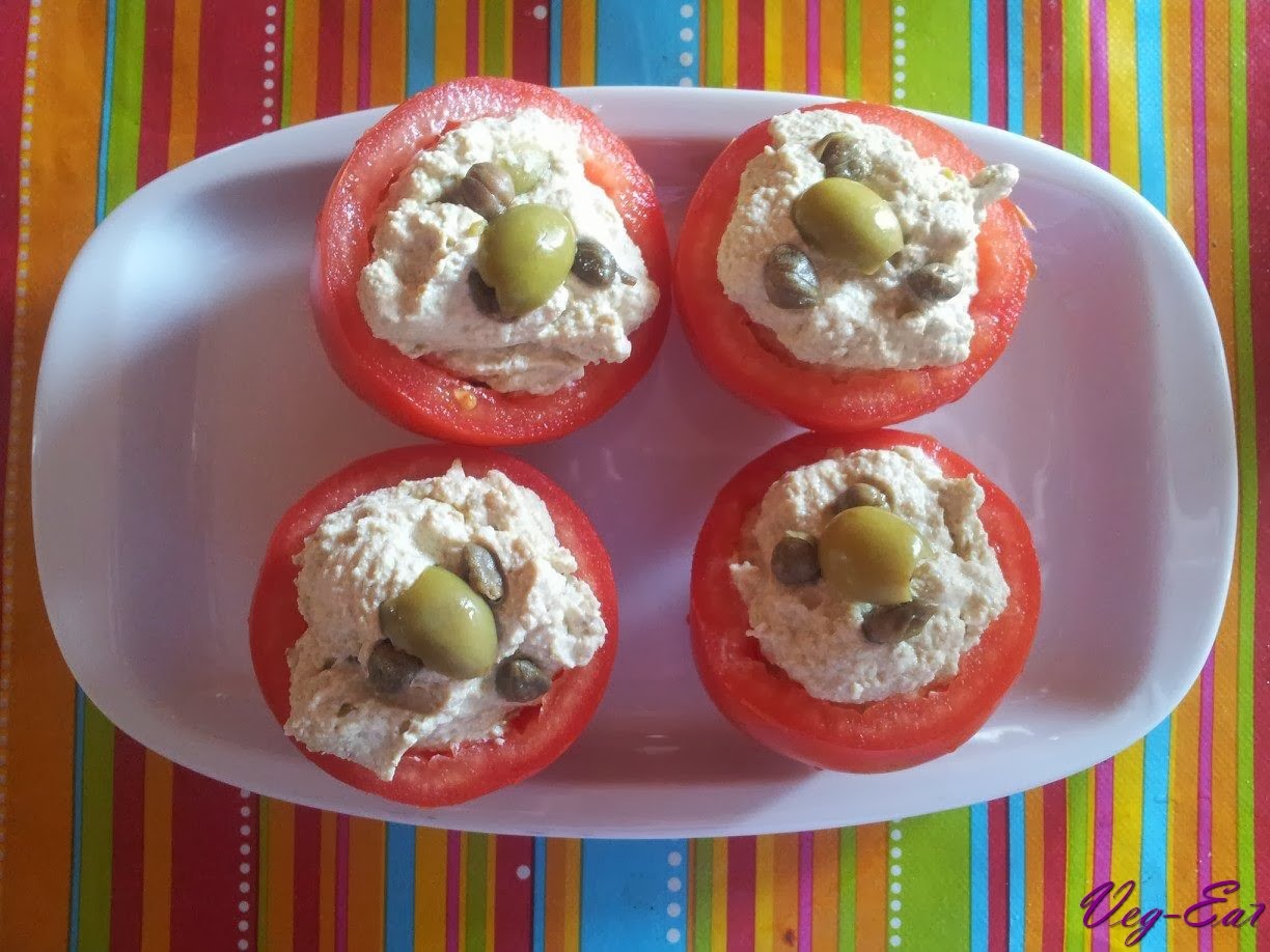 Pomodori crudi ripieni