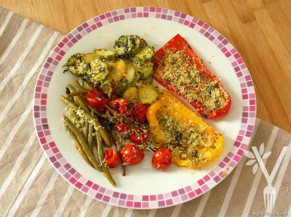 Verdure gratinate al forno (senza glutine)