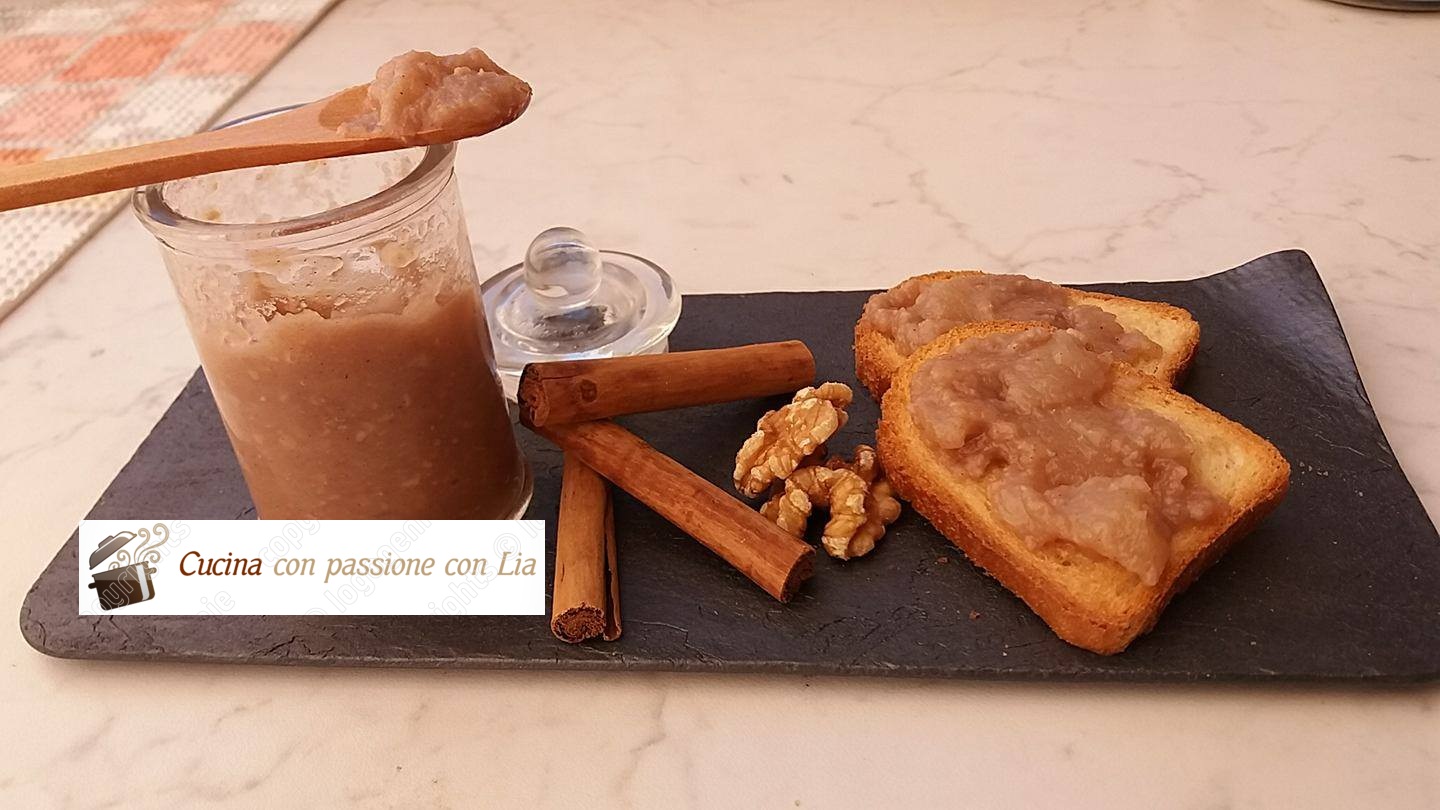 Marmellata pere williams, noci e cannella