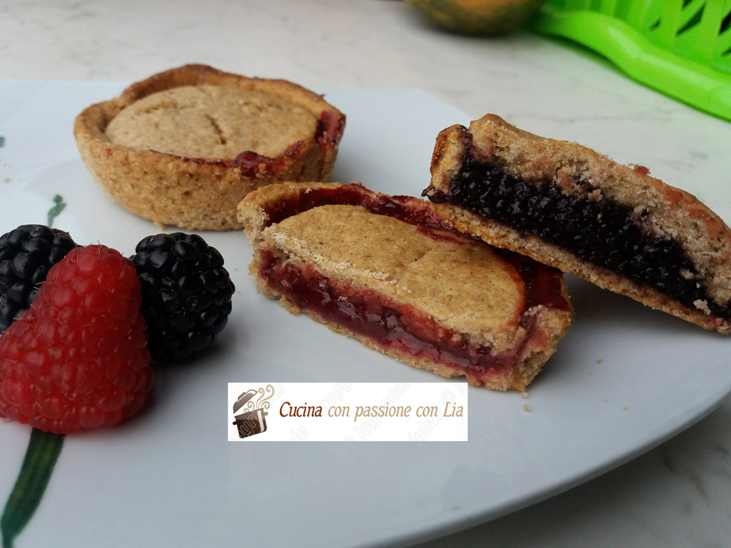 Mini pie integrale e vegan