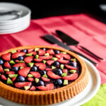Crostata morbida alla marmellata di barbabietola e frutta