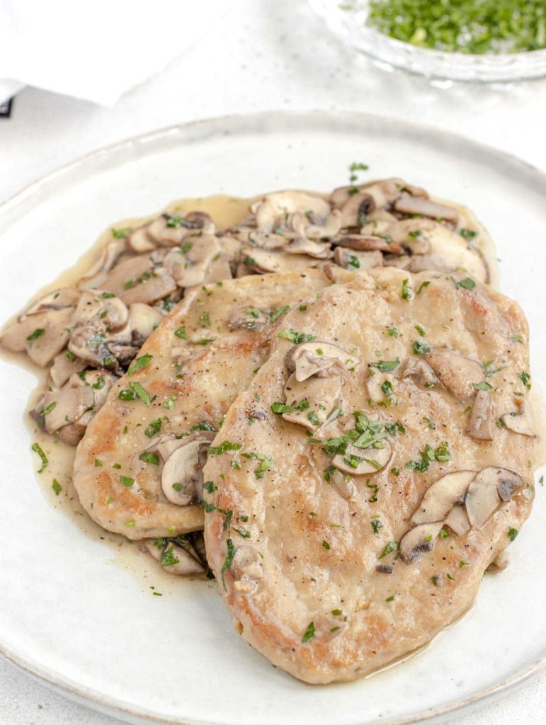 Scaloppine ai funghi vegane