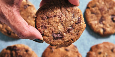 cookies con gocce di cioccolato