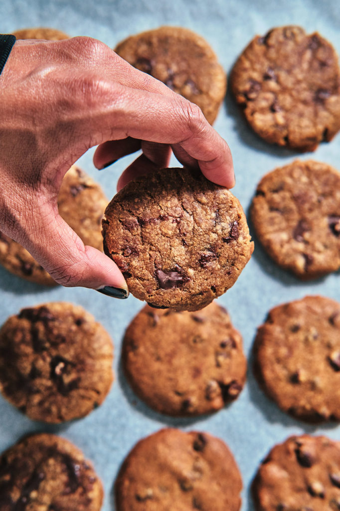 cookies con gocce di cioccolato