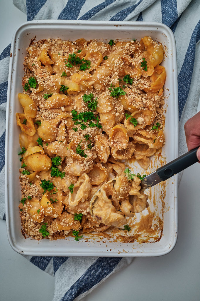 Pasta al forno in stile mac and cheese