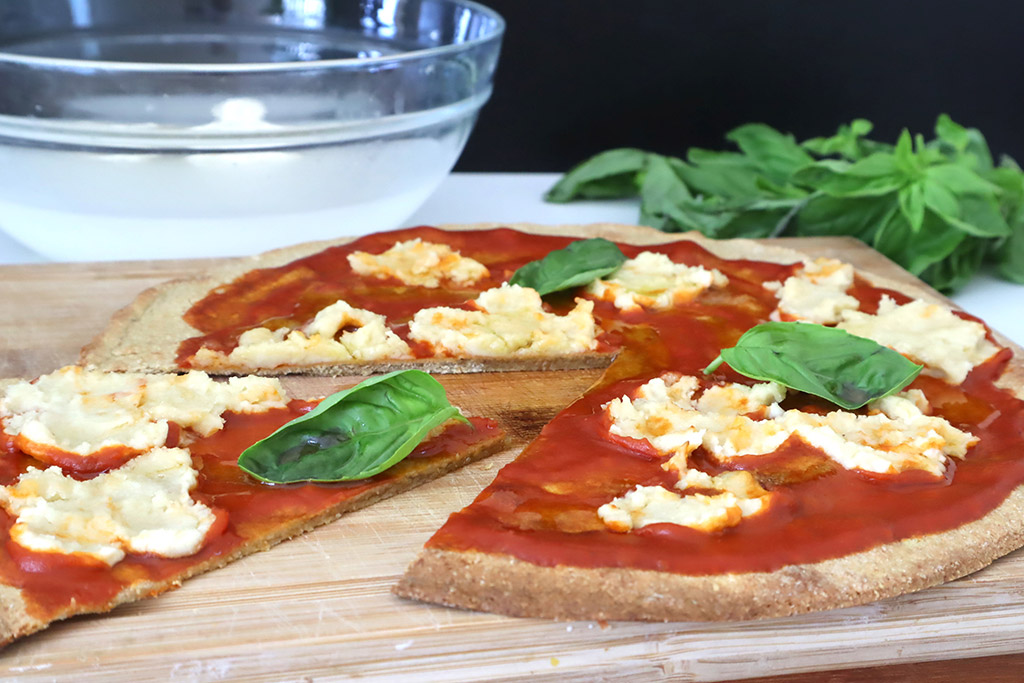 Base pizza con farina di avena