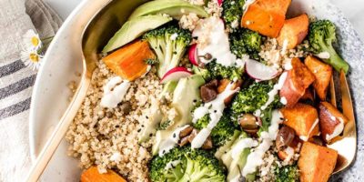 Buddha bowl quinoa e broccoli