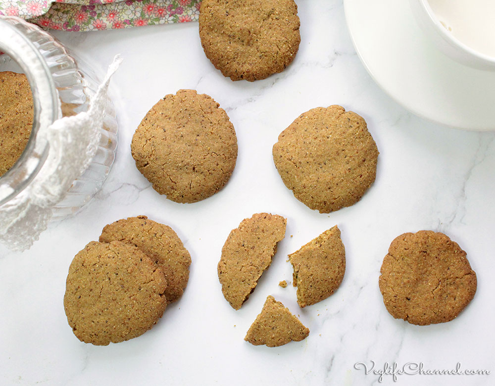 Biscotti per la colazione con farina di teff (senza glutine, vegan)