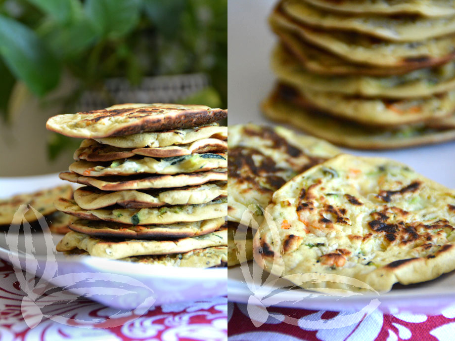 Pancake di ceci con zucchine