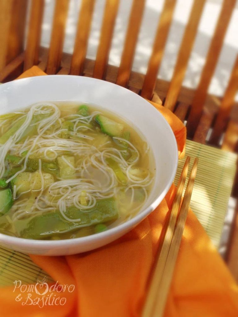 Ramen verde primavera