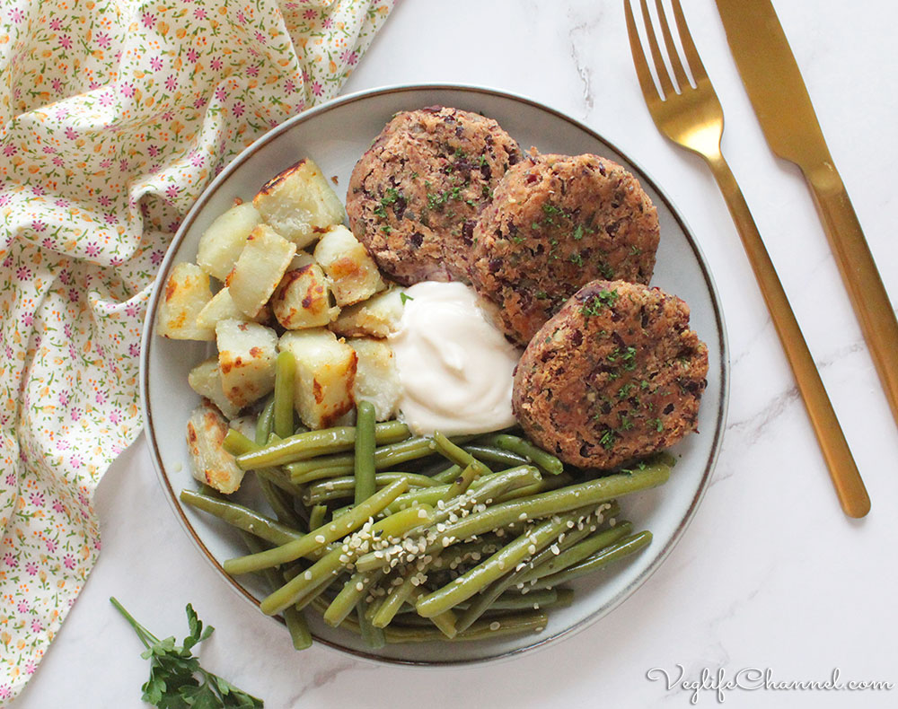 Burger di fagioli rossi (vegan senza glutine)