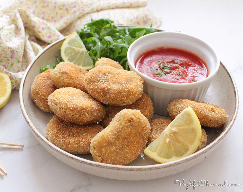 Nuggets di soia (vegan, senza glutine)