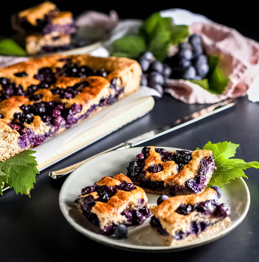 Schiacciata all'uva fragola