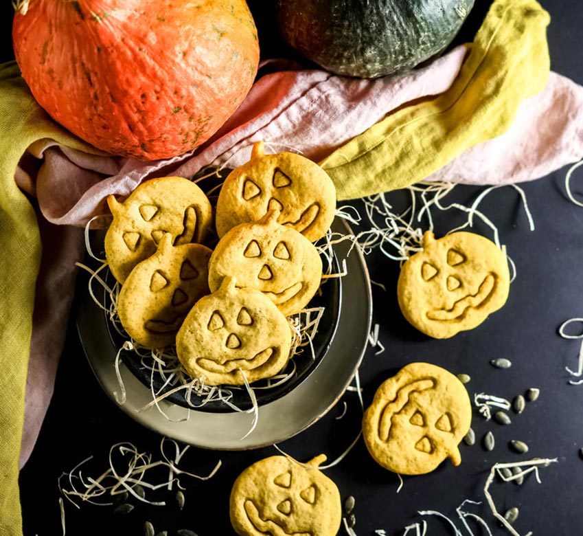 Cookies salati alla zucca