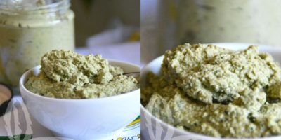 Pesto di capperi e basilico