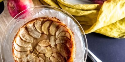 Torta di mele invisibile vegan