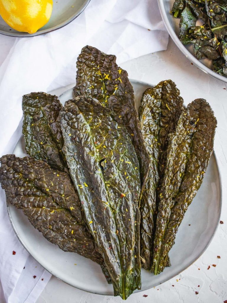 Chips di cavolo nero al forno