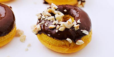 Donut al forno con zucca e arancia