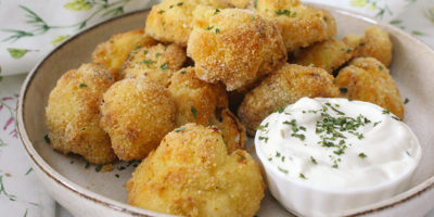 Nuggets di cavolfiore al forno (vegan senza glutine)