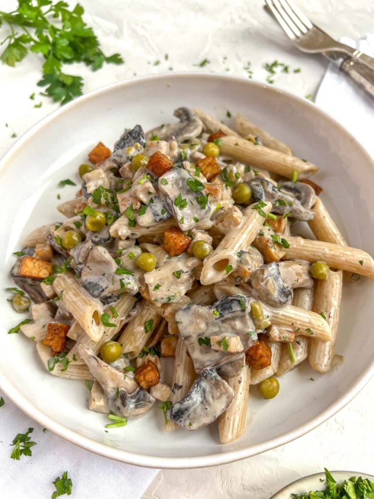 Pasta alla boscaiola vegetale