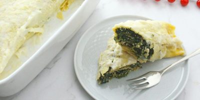 Crespelle con tofu e spinaci (vegan senza glutine low carb)