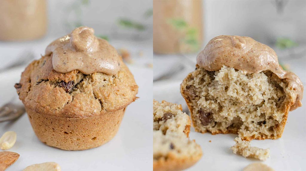 Muffin con farina d'avena