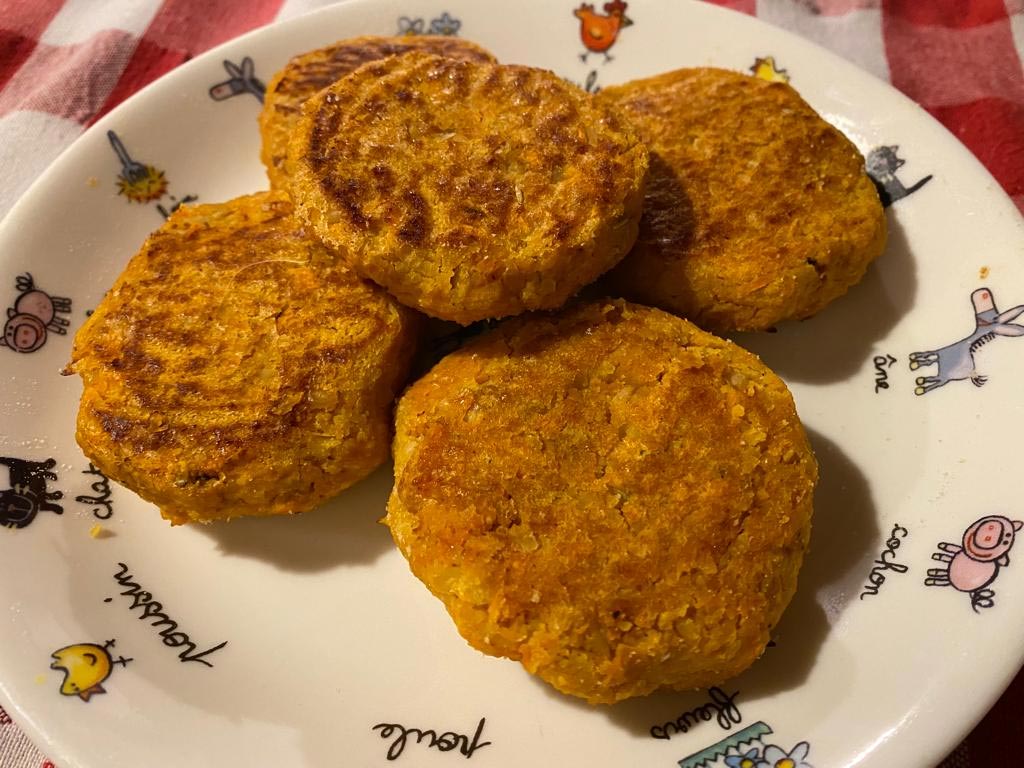 Mini burger di ceci e zucca