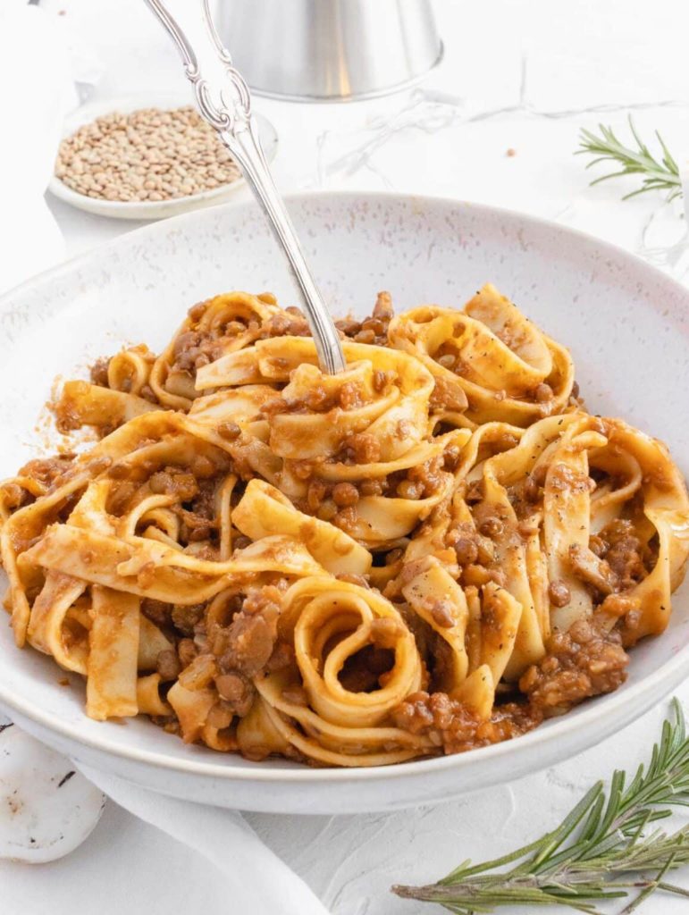 Ragù di lenticchie