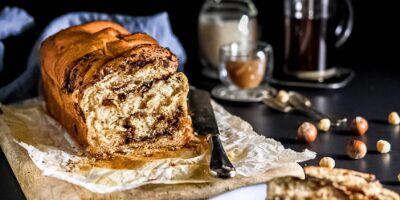 Babka vegan al cioccolato e nocciole