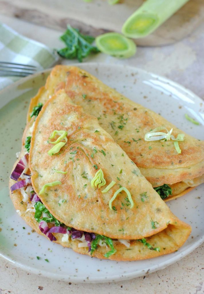 Omelette vegana