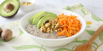 Porridge salato proteico (vegan senza glutine)