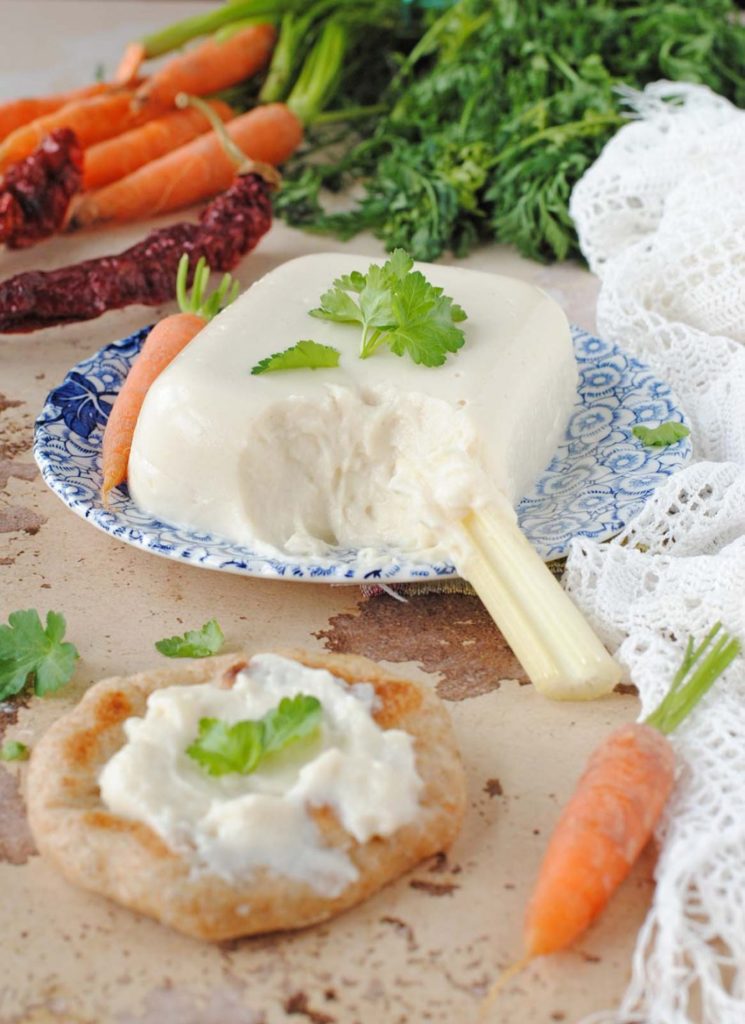 Stracchino vegetale fatto in casa