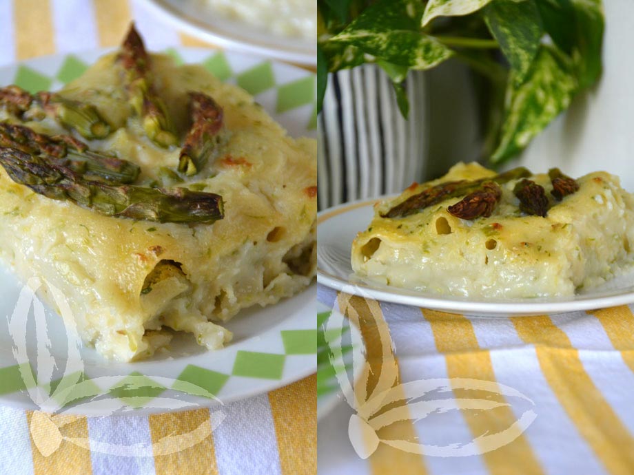 Cannelloni con asparagi