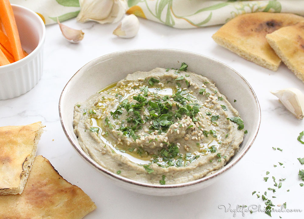 Babaganoush ricetta originale (vegan, senza glutine)