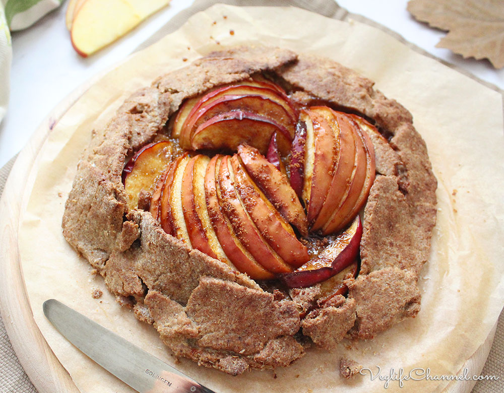 Galette di mele (vegan, senza glutine)