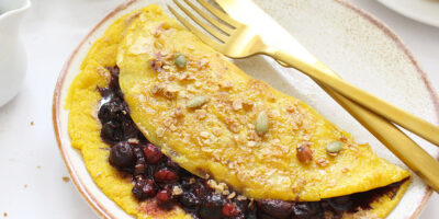 Omelette vegana dolce (senza uova low carb)