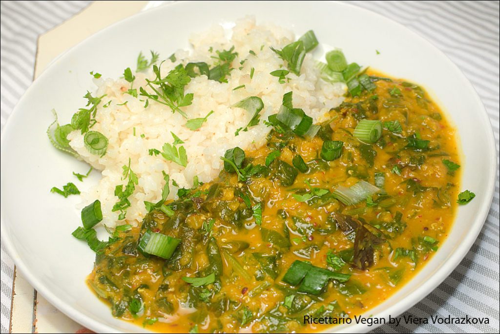 Dal Palak – curry di spinaci senza glutine