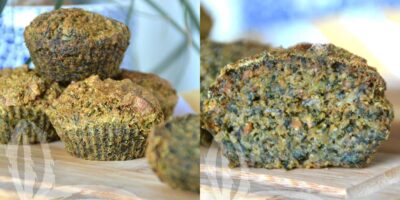 Muffin con agretti e porri