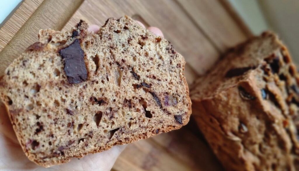 Banana bread senza zucchero (stile soda bread)