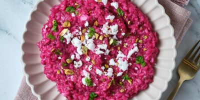 Risotto alla barbabietola